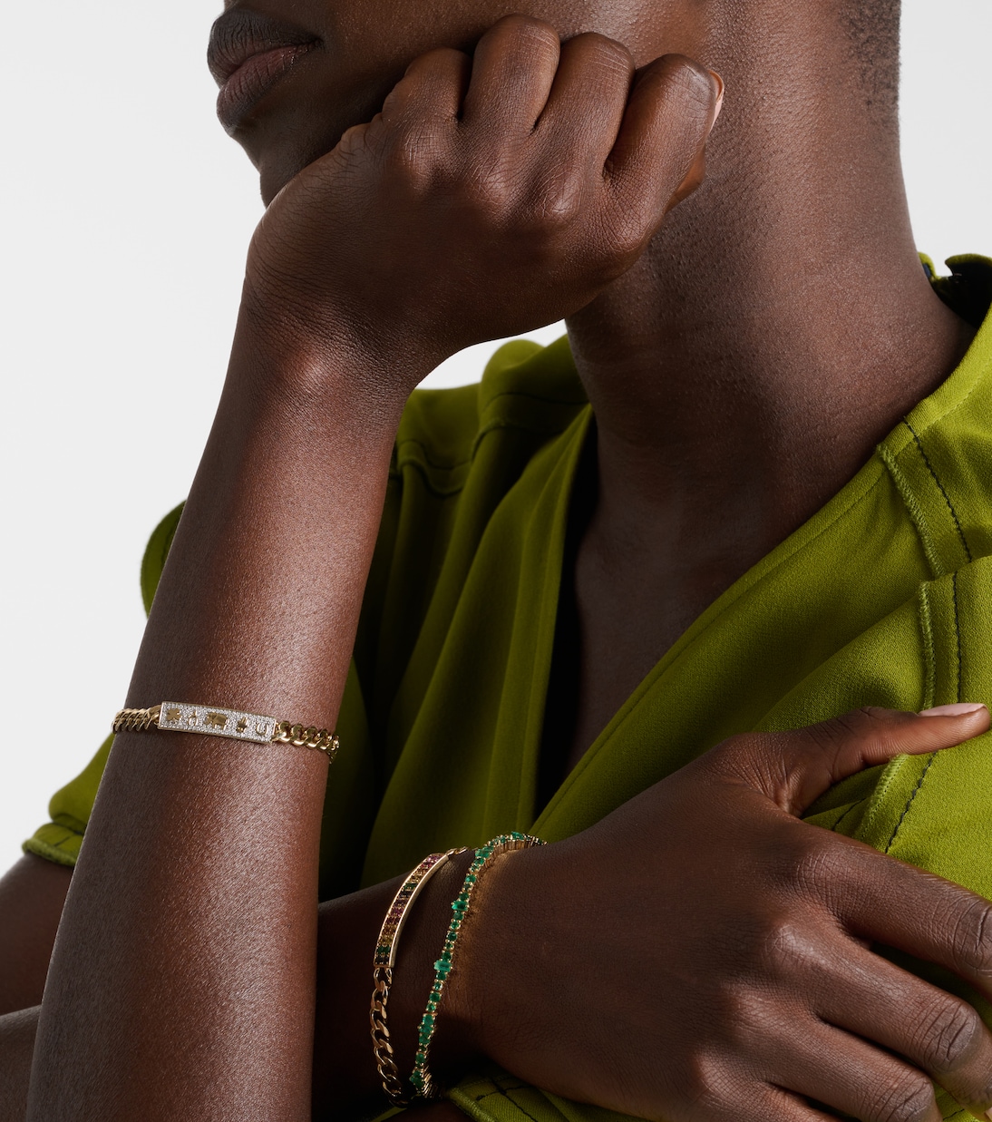 Luck 14kt yellow gold chain bracelet | Sydney Evan