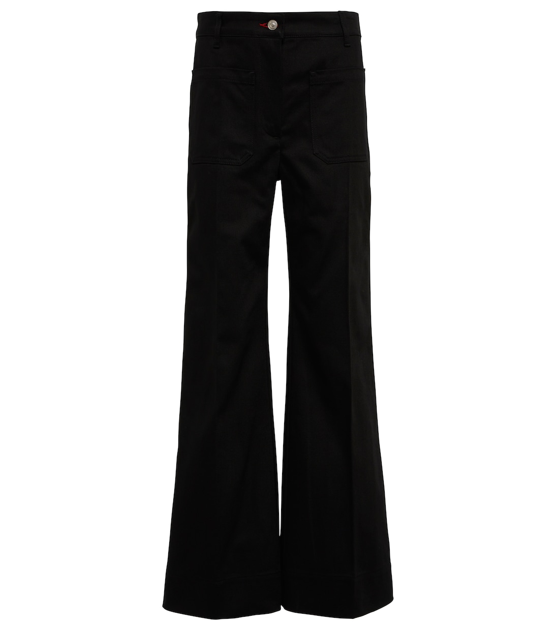 Jean ample à taille haute en coton | Victoria Beckham