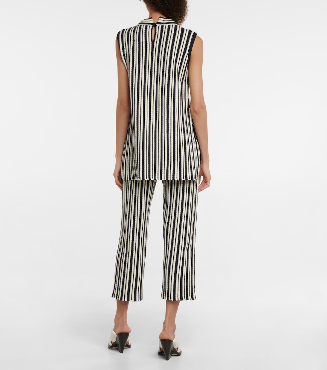 Top en mezcla de algodón a rayas | Jil Sander