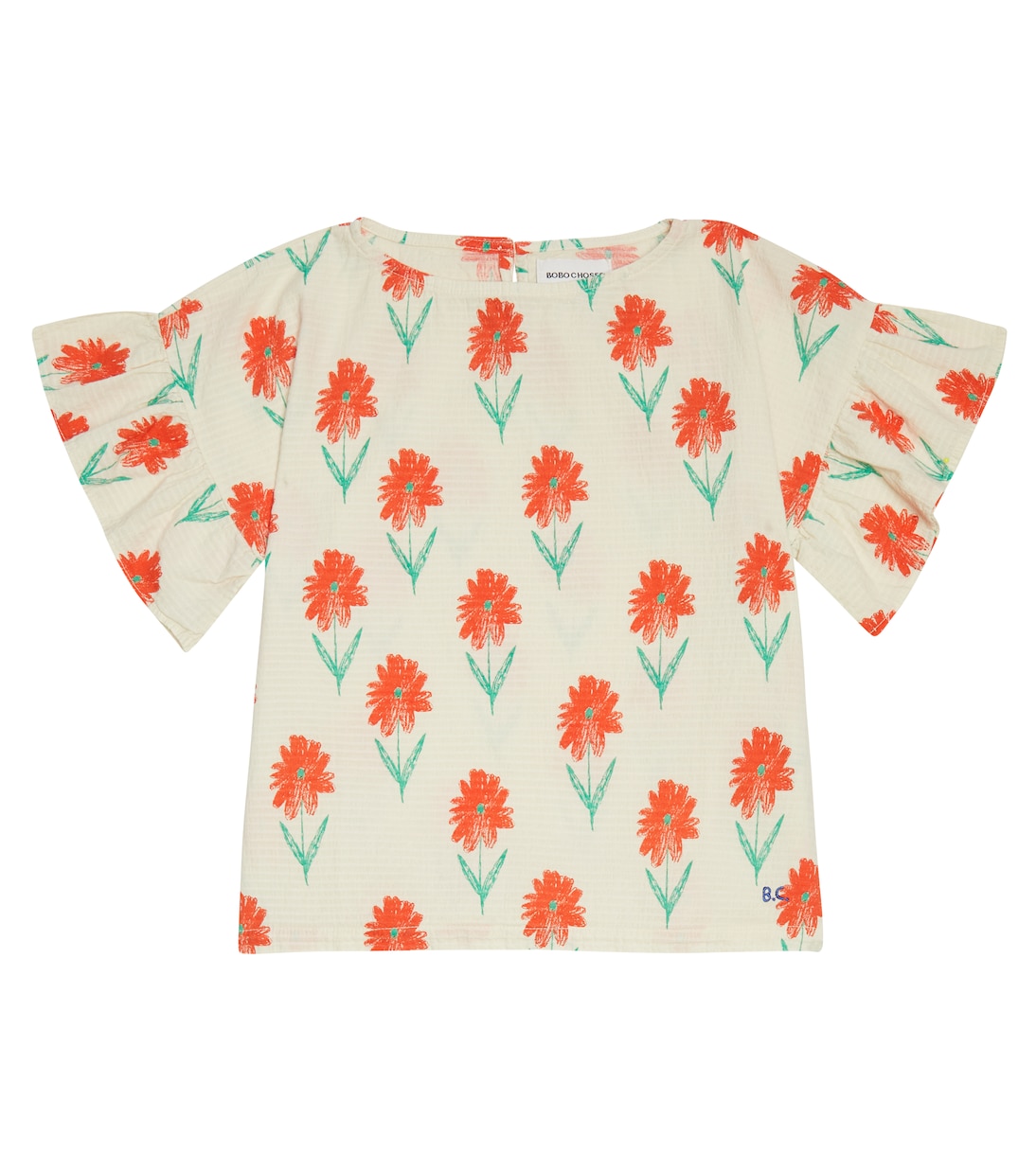 Bedrucktes Top aus Baumwolle | Bobo Choses