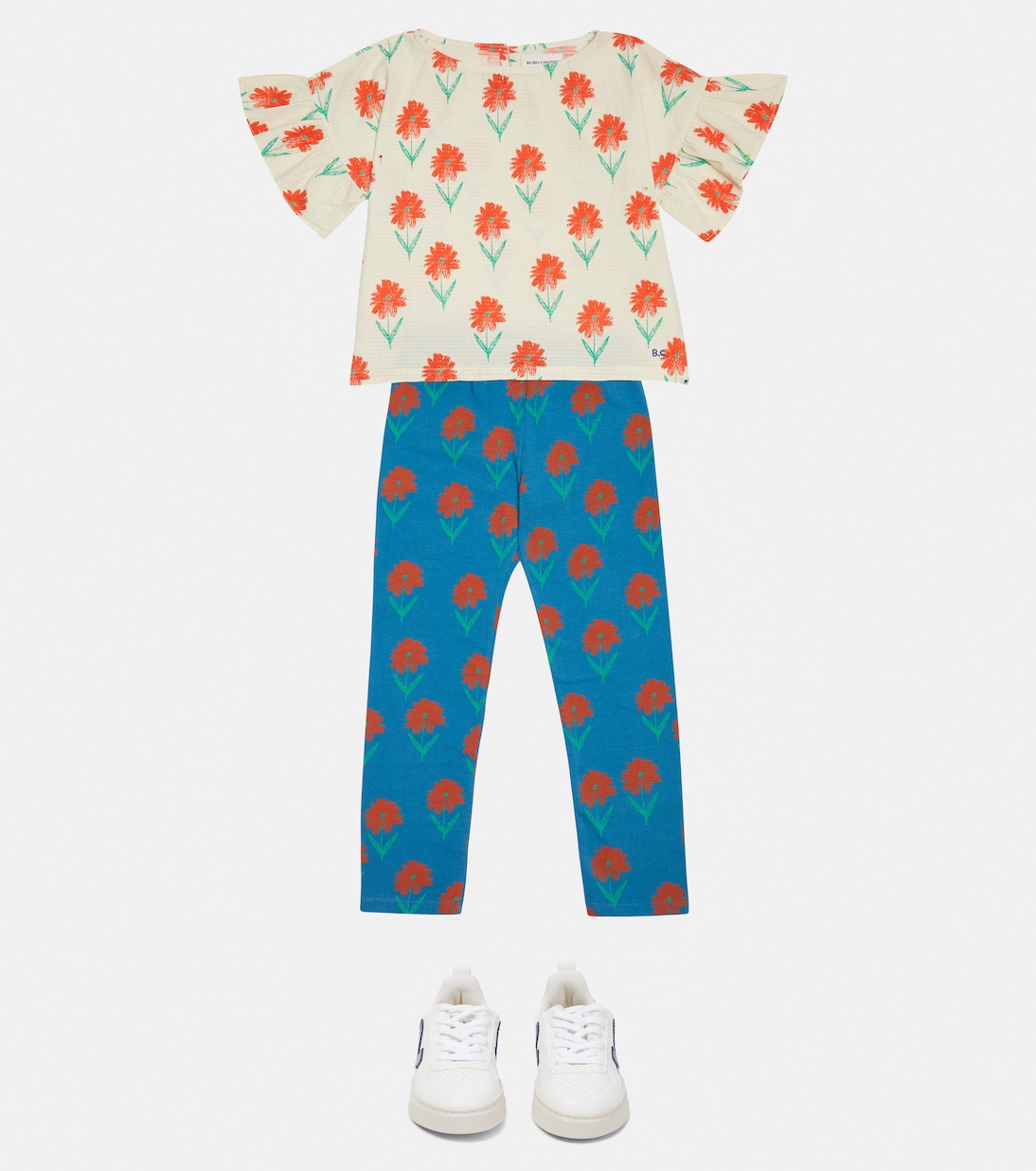 Bedrucktes Top aus Baumwolle | Bobo Choses