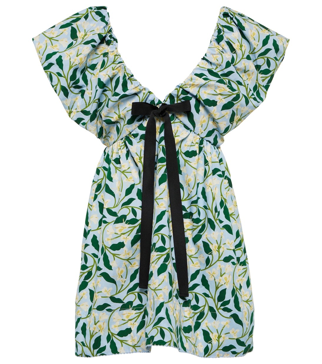 Minikleid Horizonte dos Gardenias Celeste | Agua by Agua Bendita