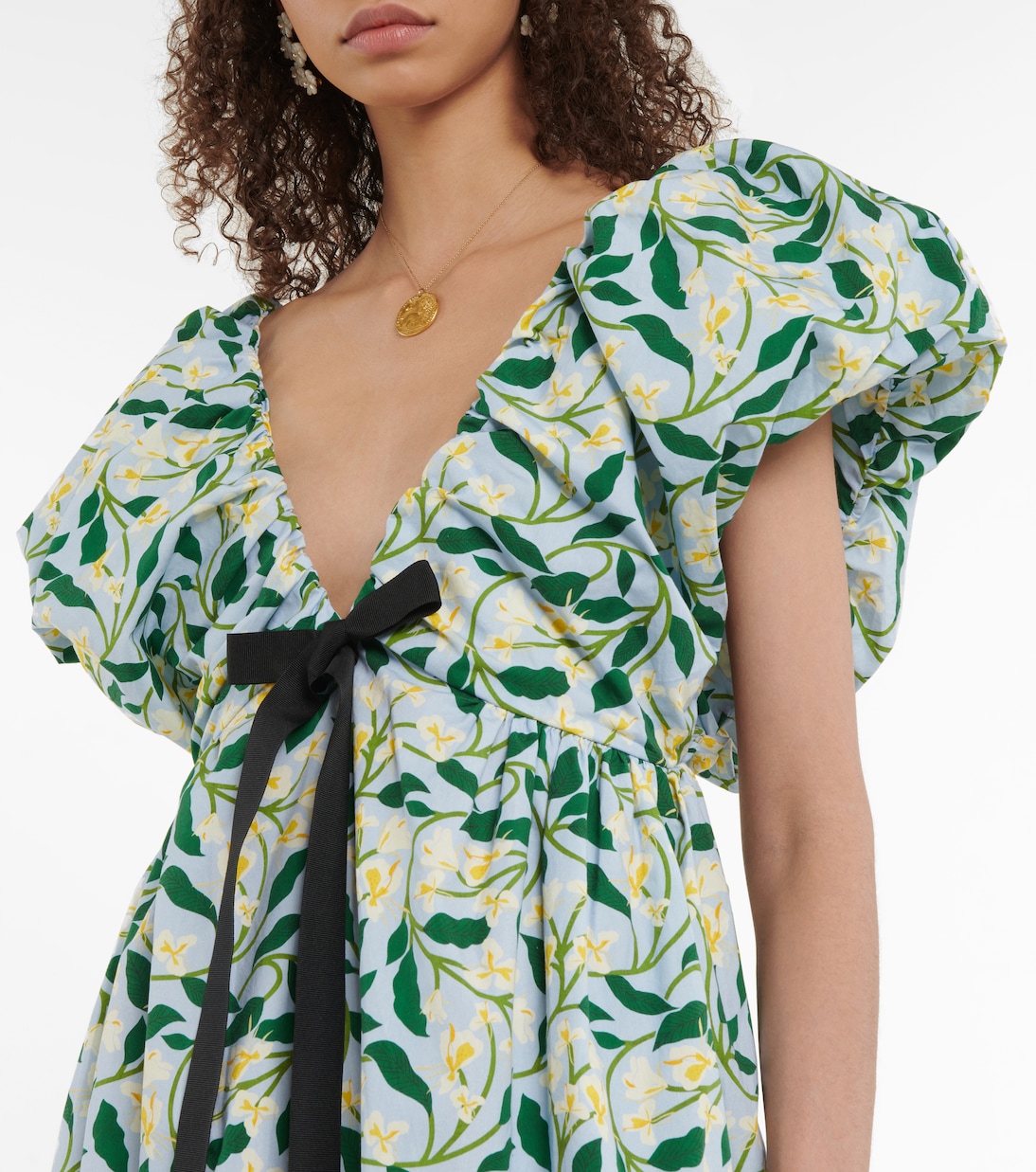 Minikleid Horizonte dos Gardenias Celeste | Agua by Agua Bendita