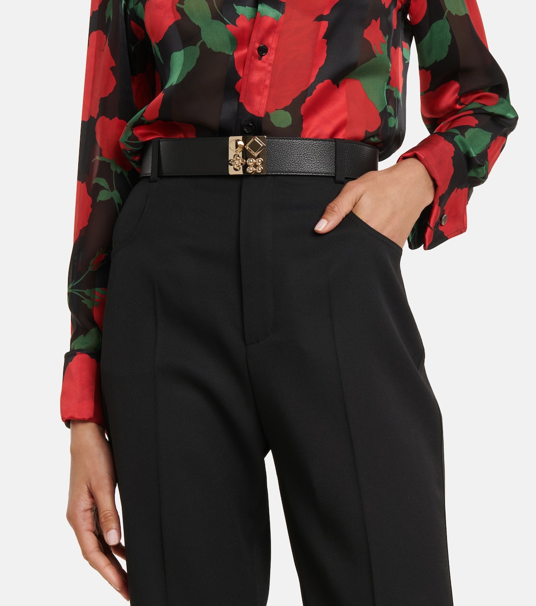 Carasky embellished leather belt | Christian Louboutin