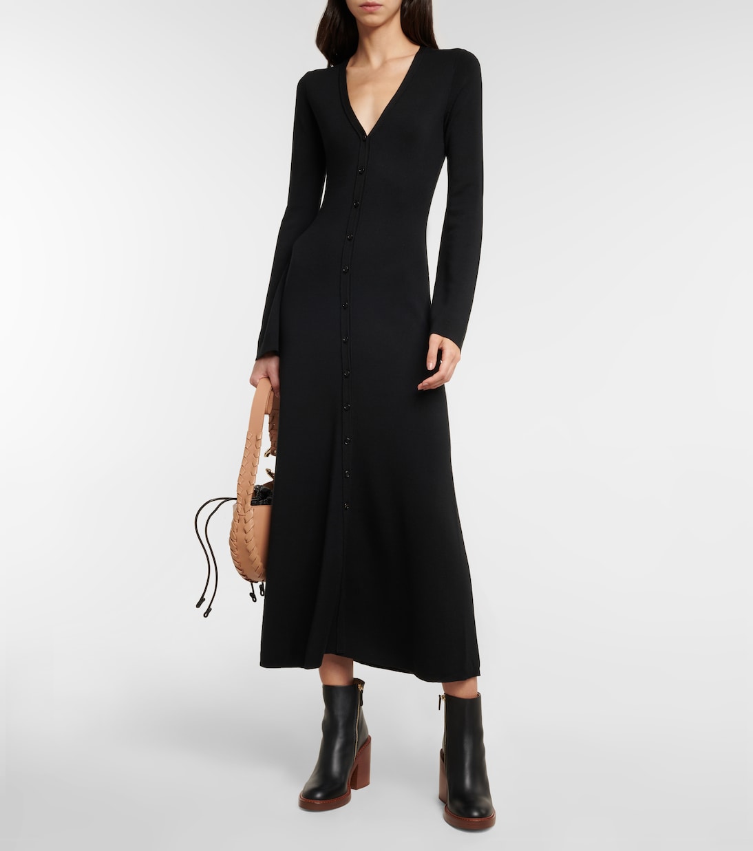 Robe longue en laine | Chloé