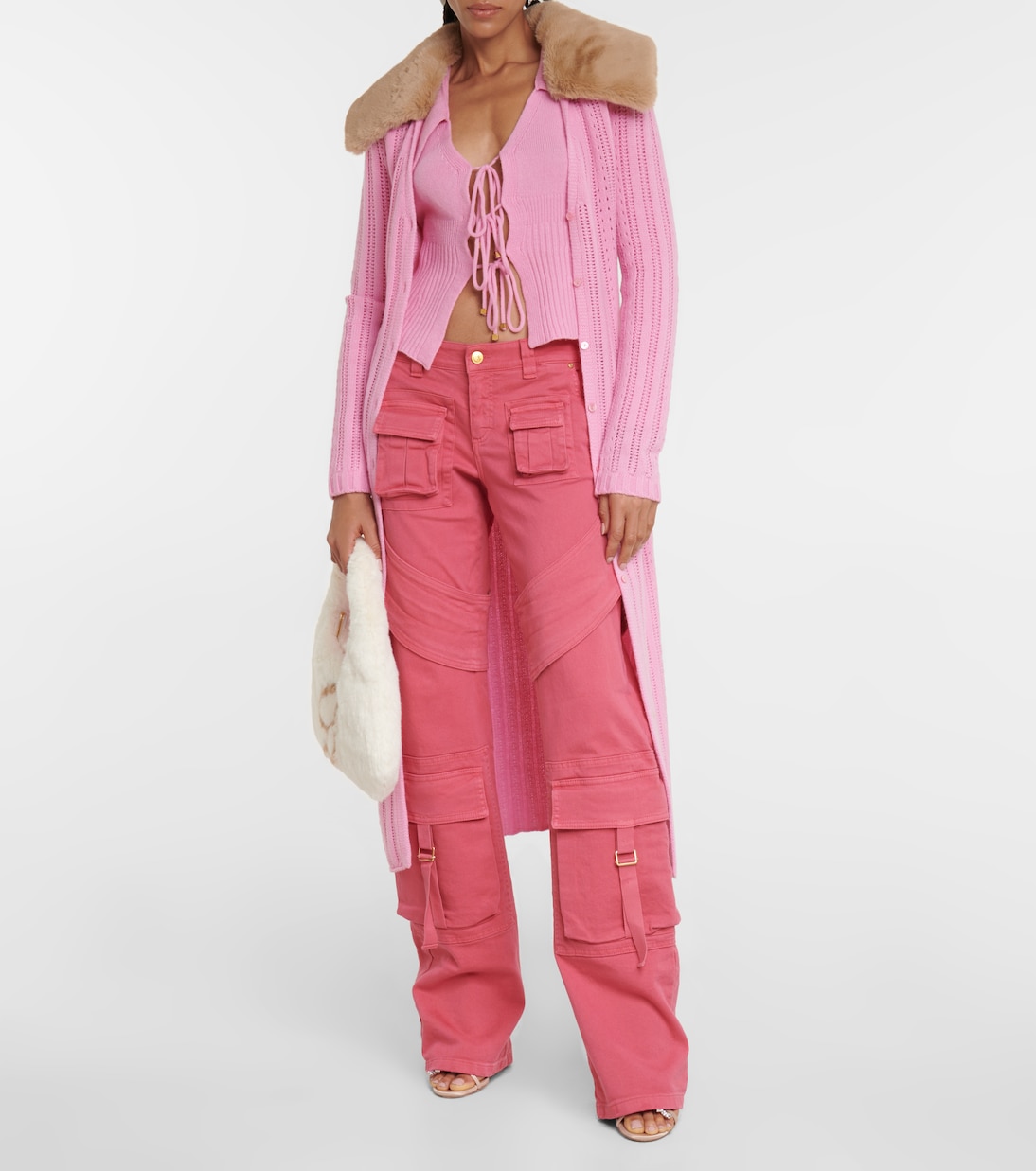 Pantalon cargo en jean | Blumarine