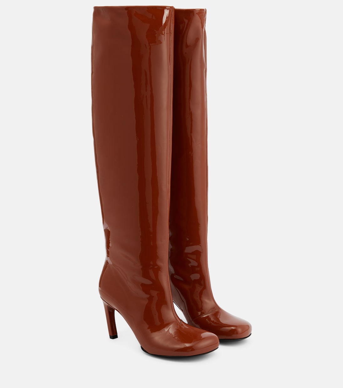 Patent leather knee-high boots | Dries Van Noten