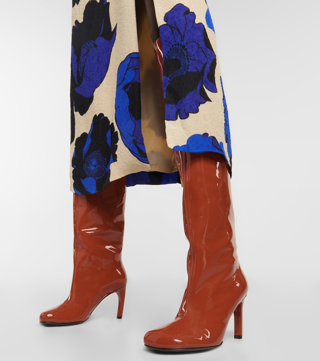 Patent leather knee-high boots | Dries Van Noten