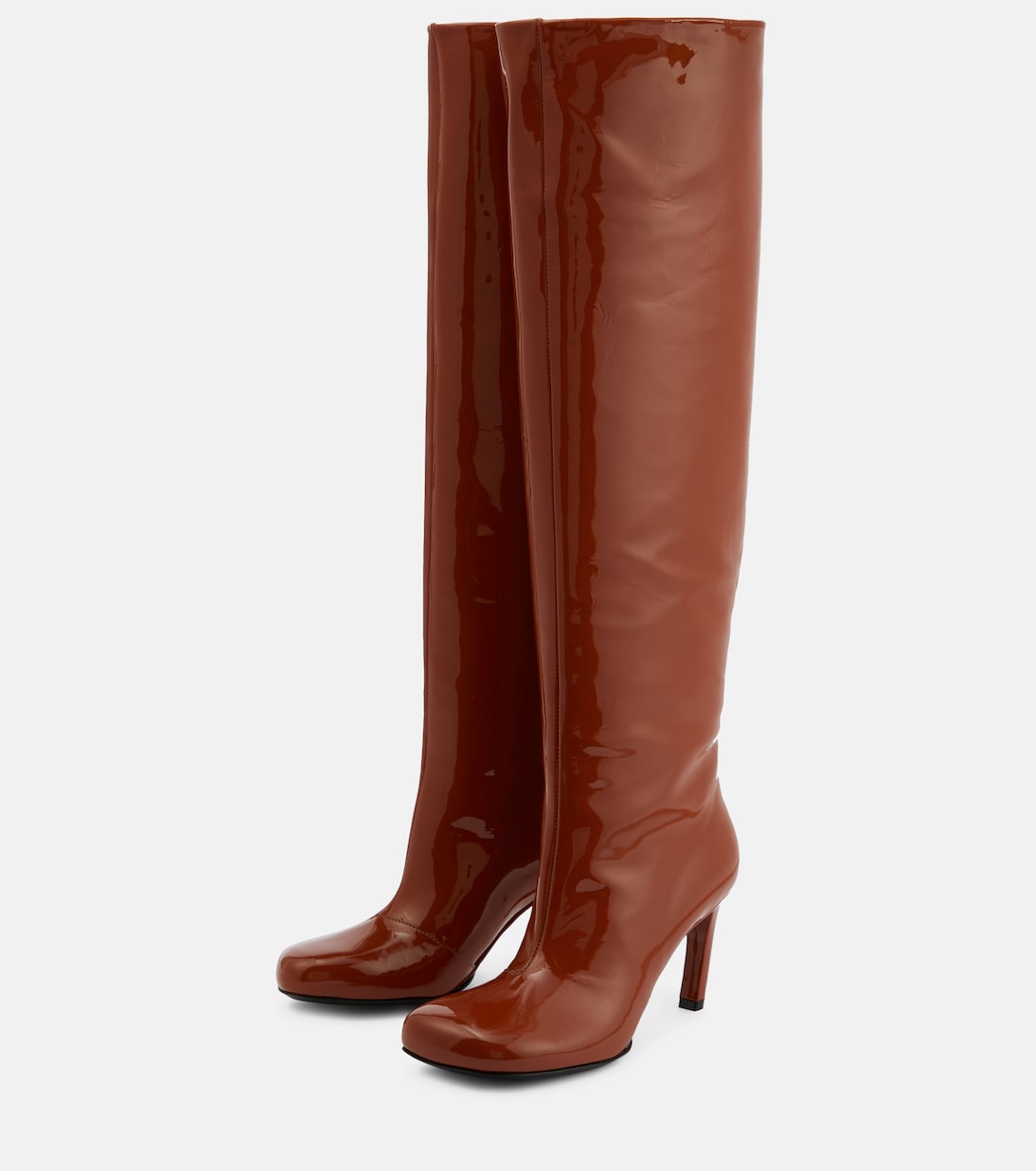 Patent leather knee-high boots | Dries Van Noten