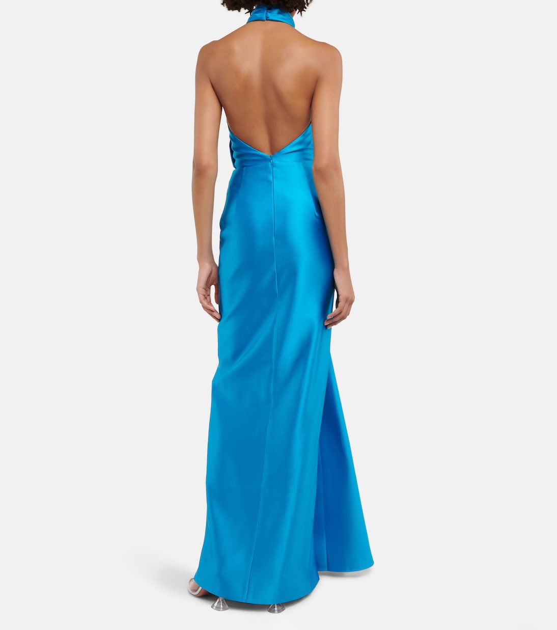 Robe aus Satin | Rasario