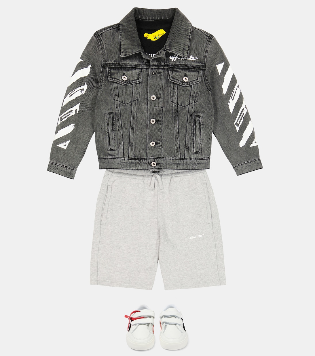 Sneakers Low Vulcanized in pelle | Off-White Kids