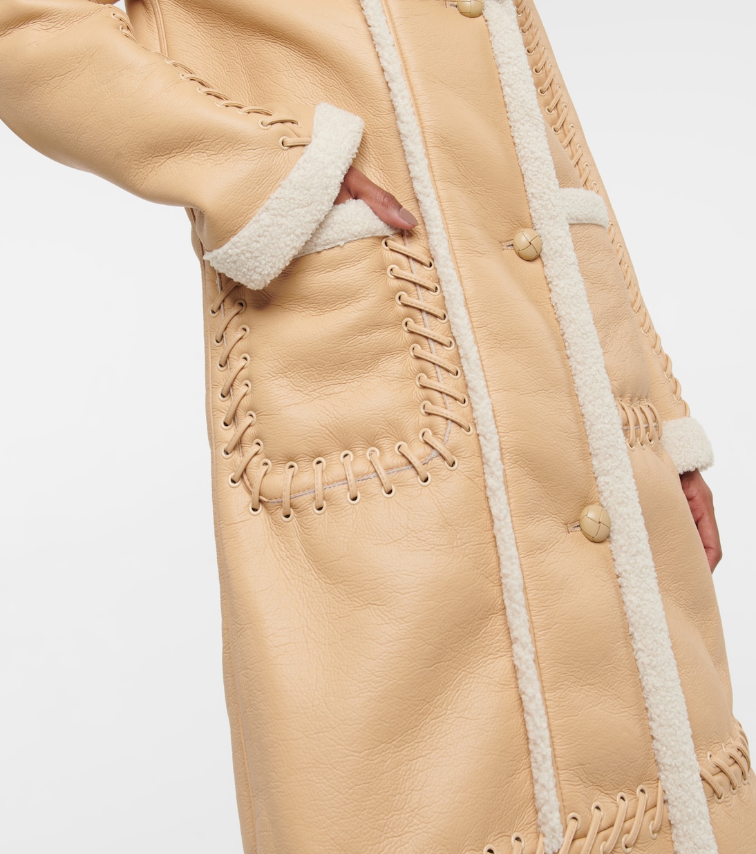 Mantel Windsor aus Velourslederimitat | Simkhai