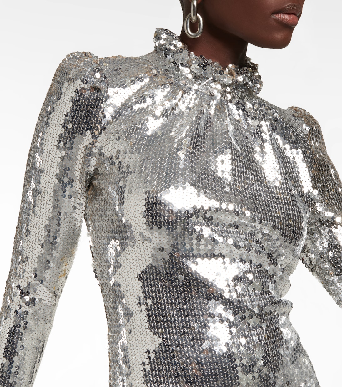 Minikleid mit Pailletten | Rabanne