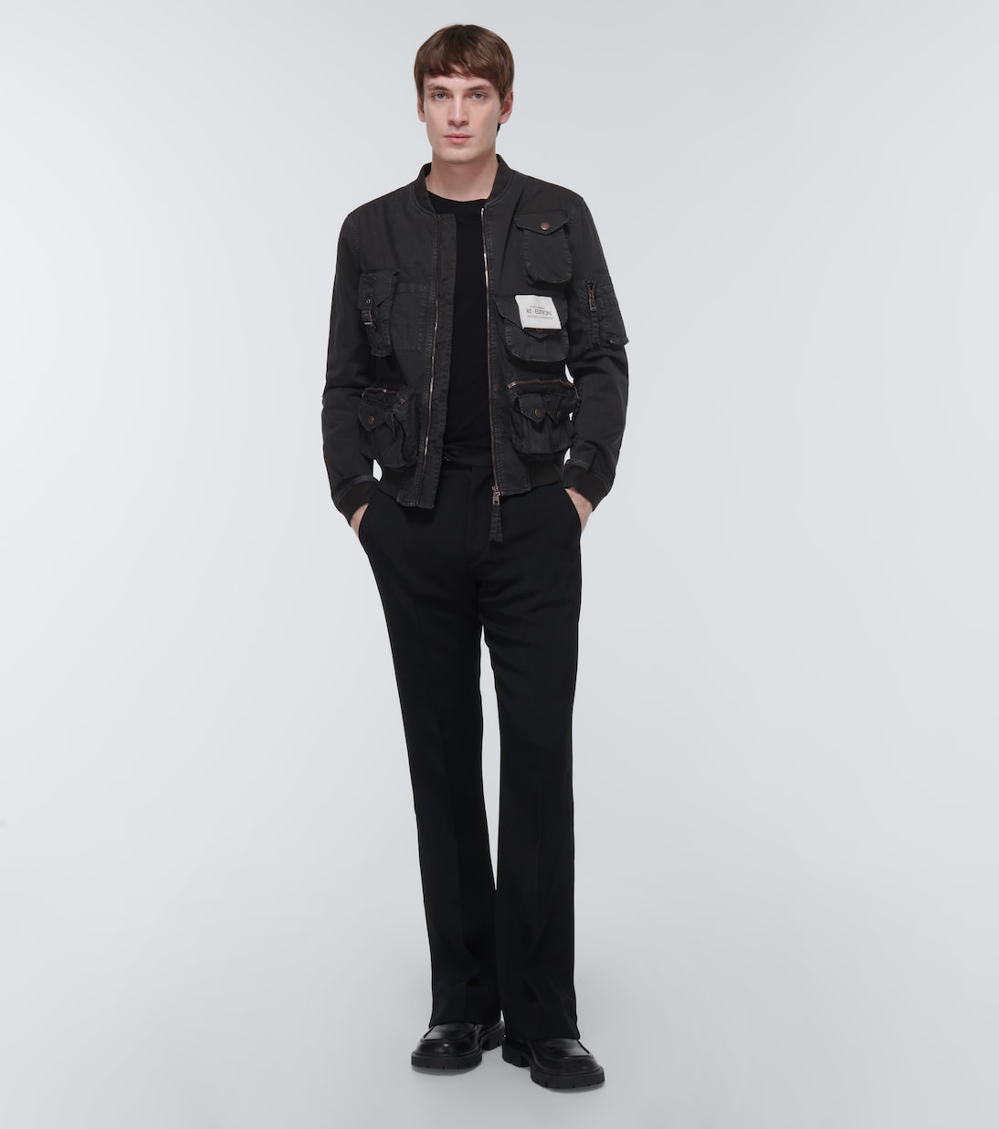 Giacca in cotone tinto in capo | Dolce&Gabbana