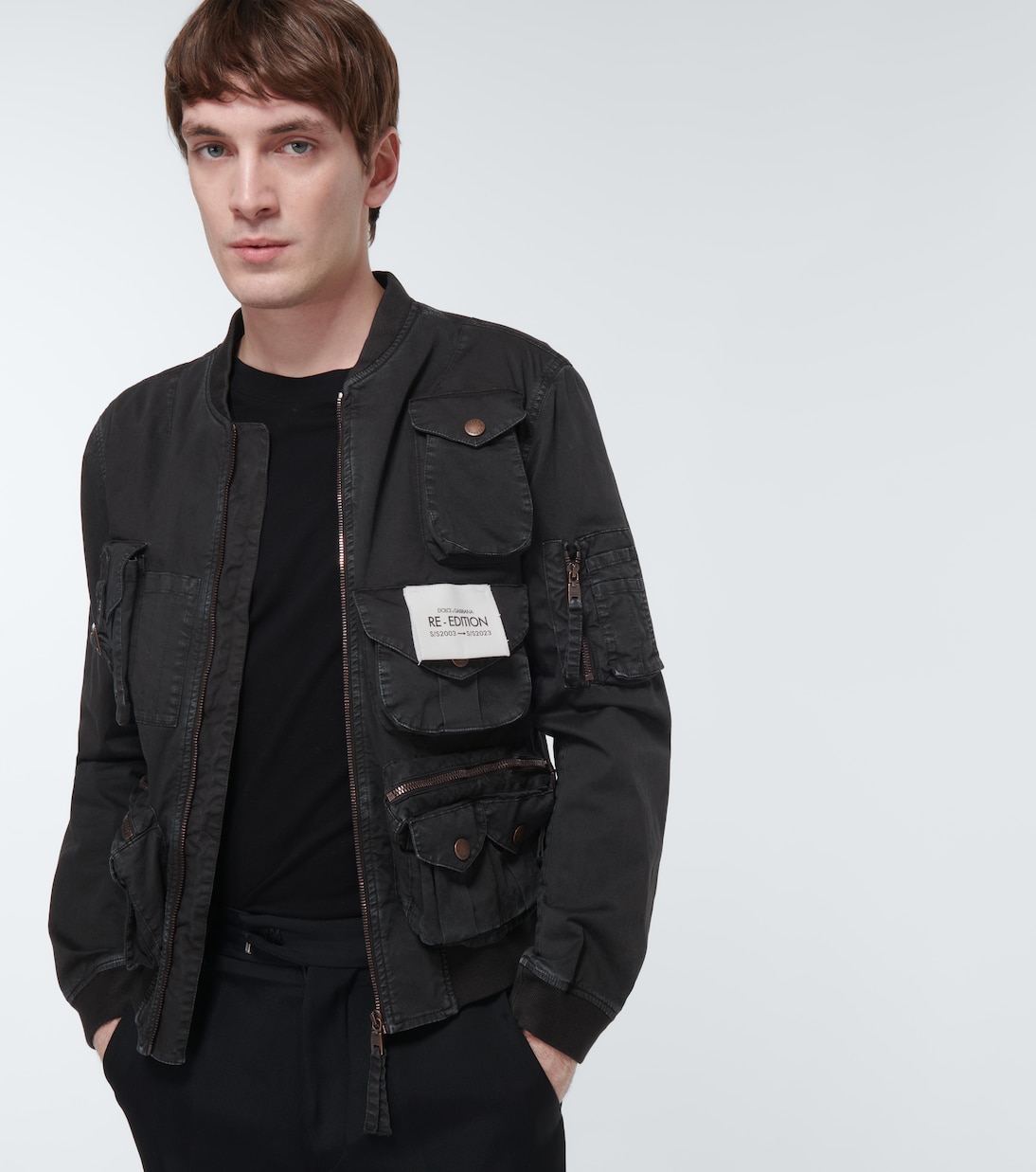 Giacca in cotone tinto in capo | Dolce&Gabbana