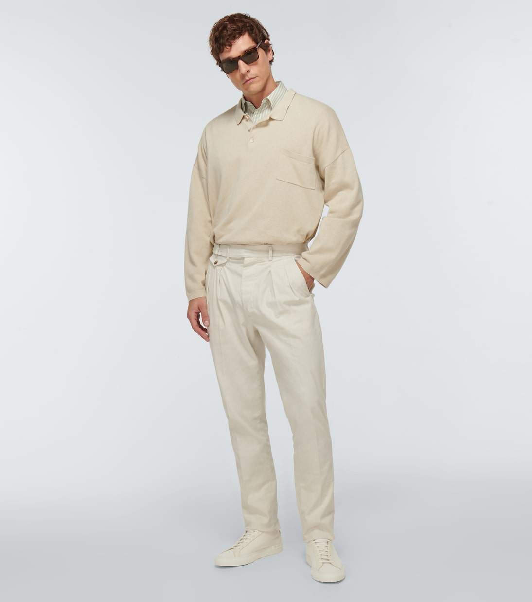 Sneakers Achilles aus Canvas und Leder | Common Projects