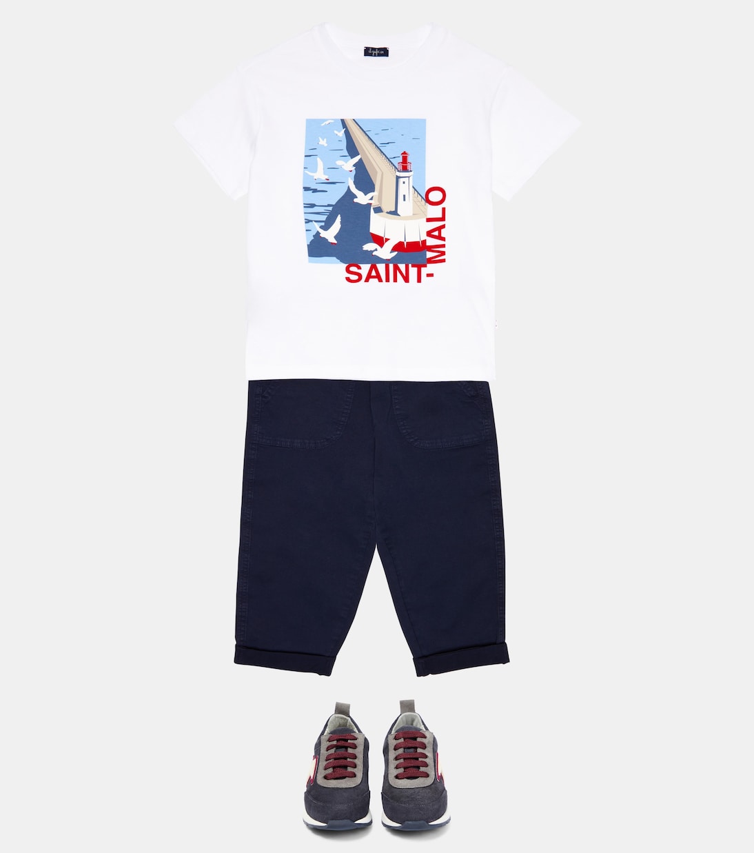 T-shirt in jersey di cotone | Il Gufo