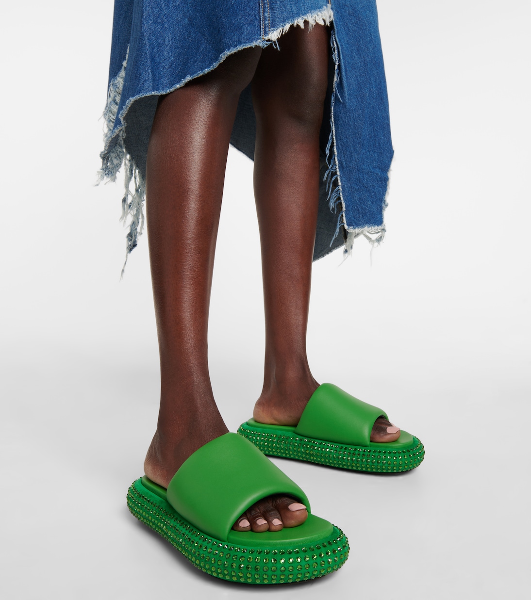 Verzierte Pantoletten aus Leder | JW Anderson