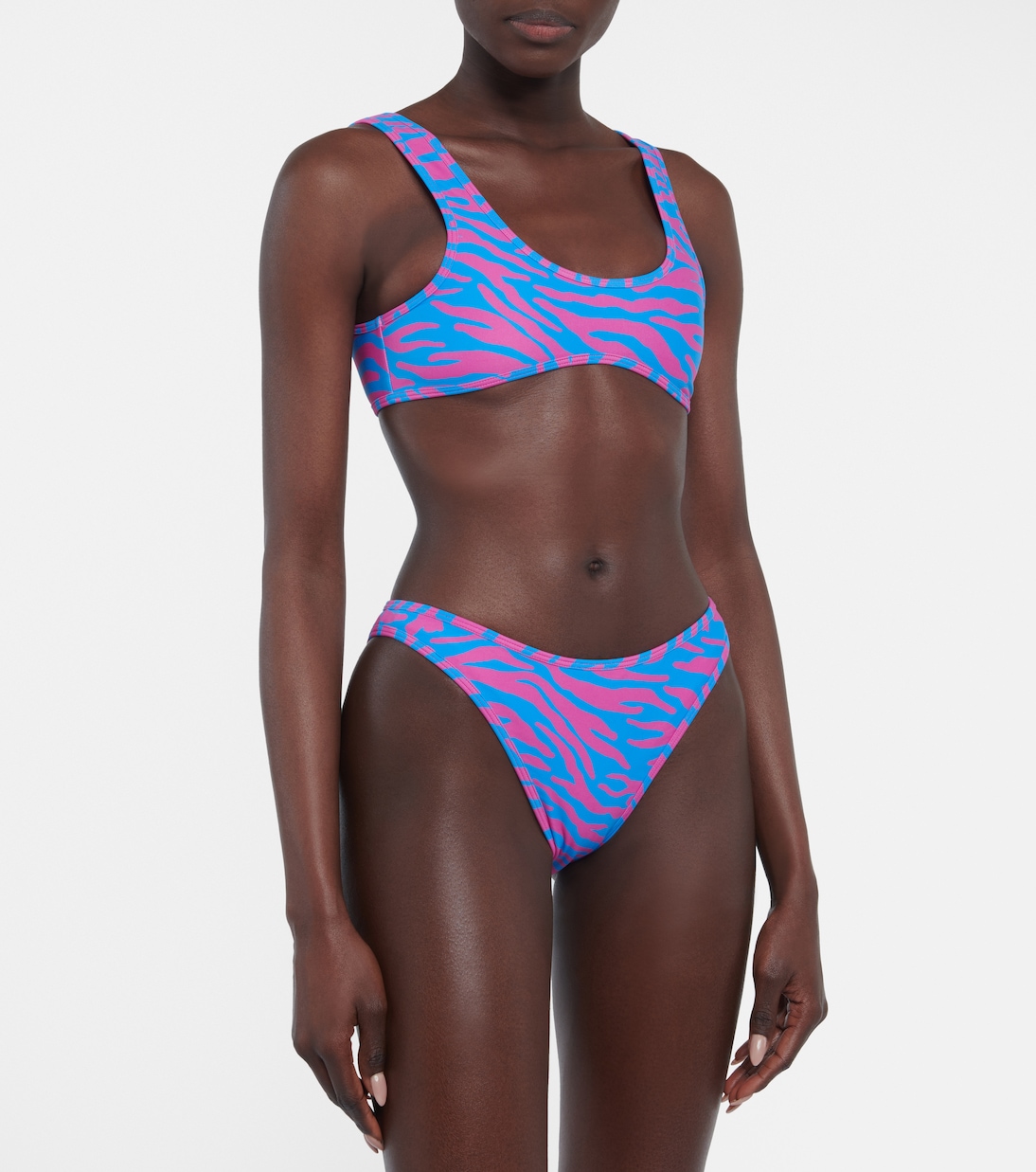 Top de bikini Coolio estampado | Reina Olga