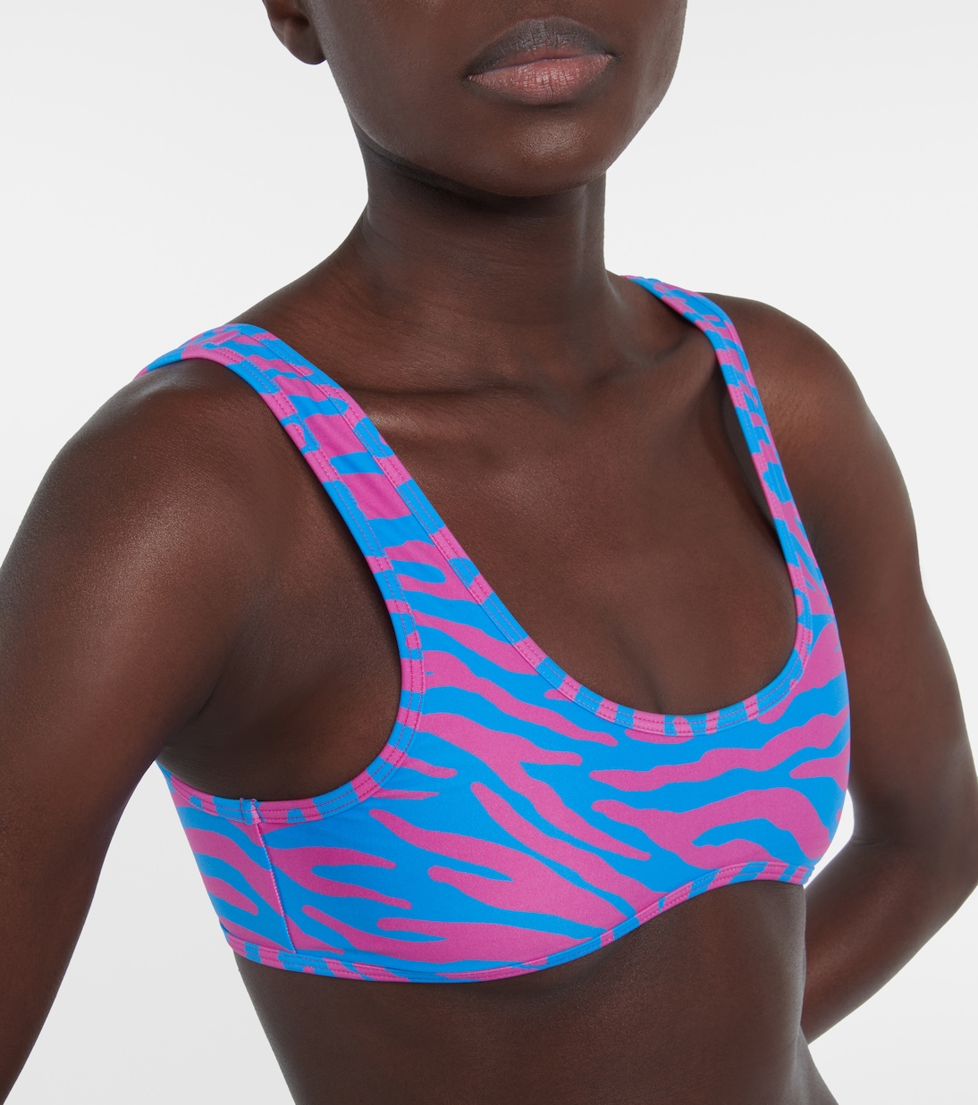 Top de bikini Coolio estampado | Reina Olga