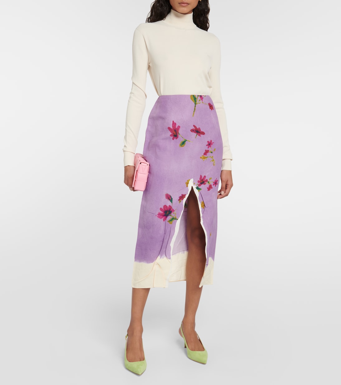 Pumps slingback Ribbon 55 in suede | Gianvito Rossi