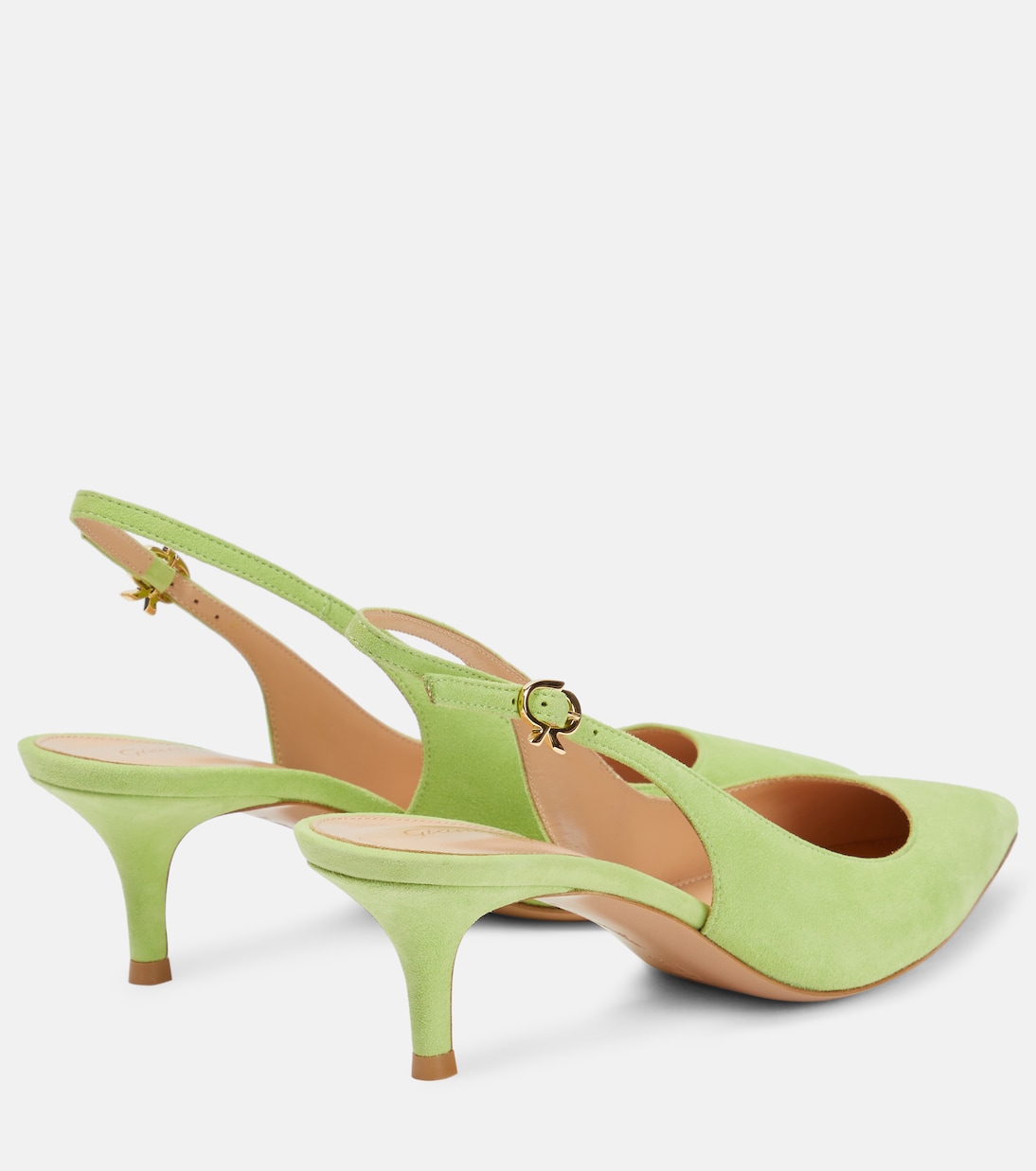 Pumps slingback Ribbon 55 in suede | Gianvito Rossi