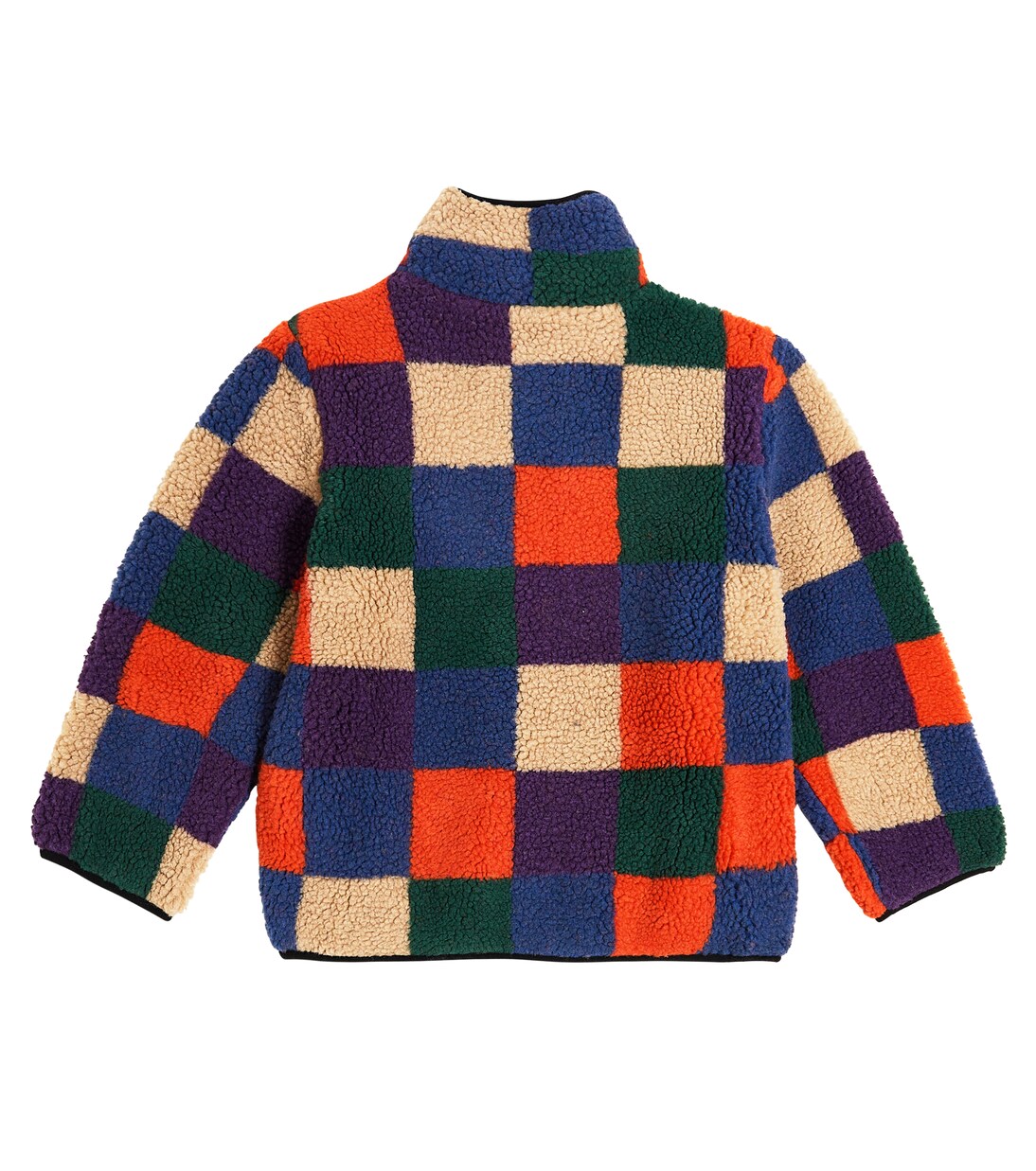 Checked fleece jacket | Stella McCartney Kids
