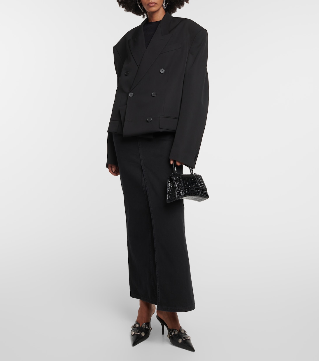 Folded wool jacket | Balenciaga
