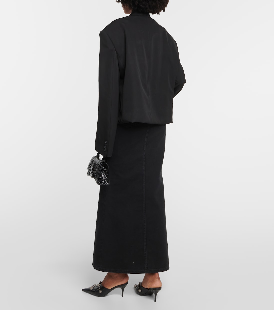 Folded wool jacket | Balenciaga