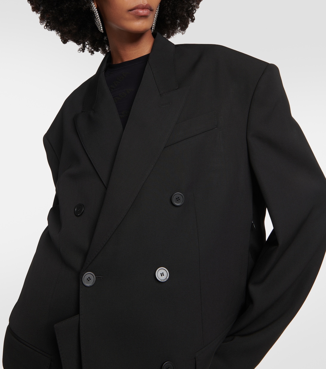 Folded wool jacket | Balenciaga
