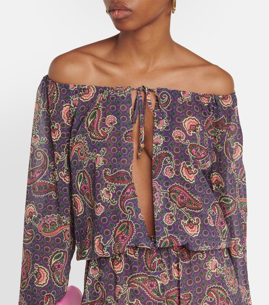 Jumpsuit in jersey con stampa paisley | Bananhot