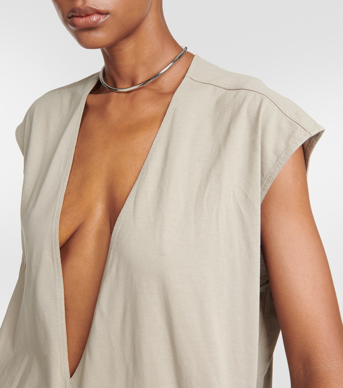 Maxikleid Arrowhead aus Baumwolle | Rick Owens