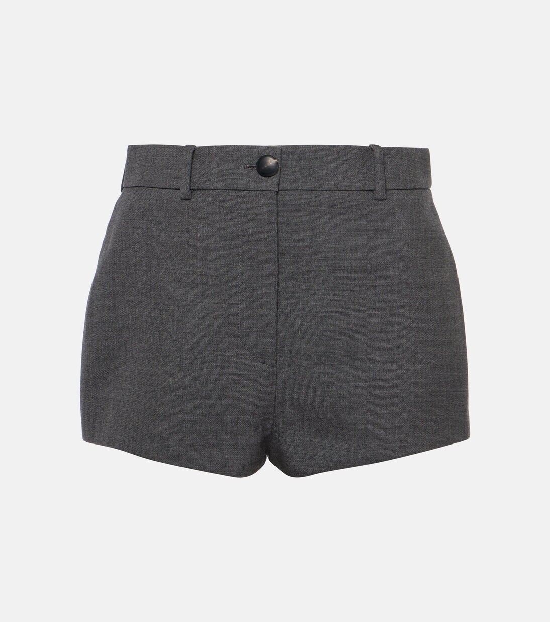 Shorts in gabardine di lana a vita alta | Ferragamo