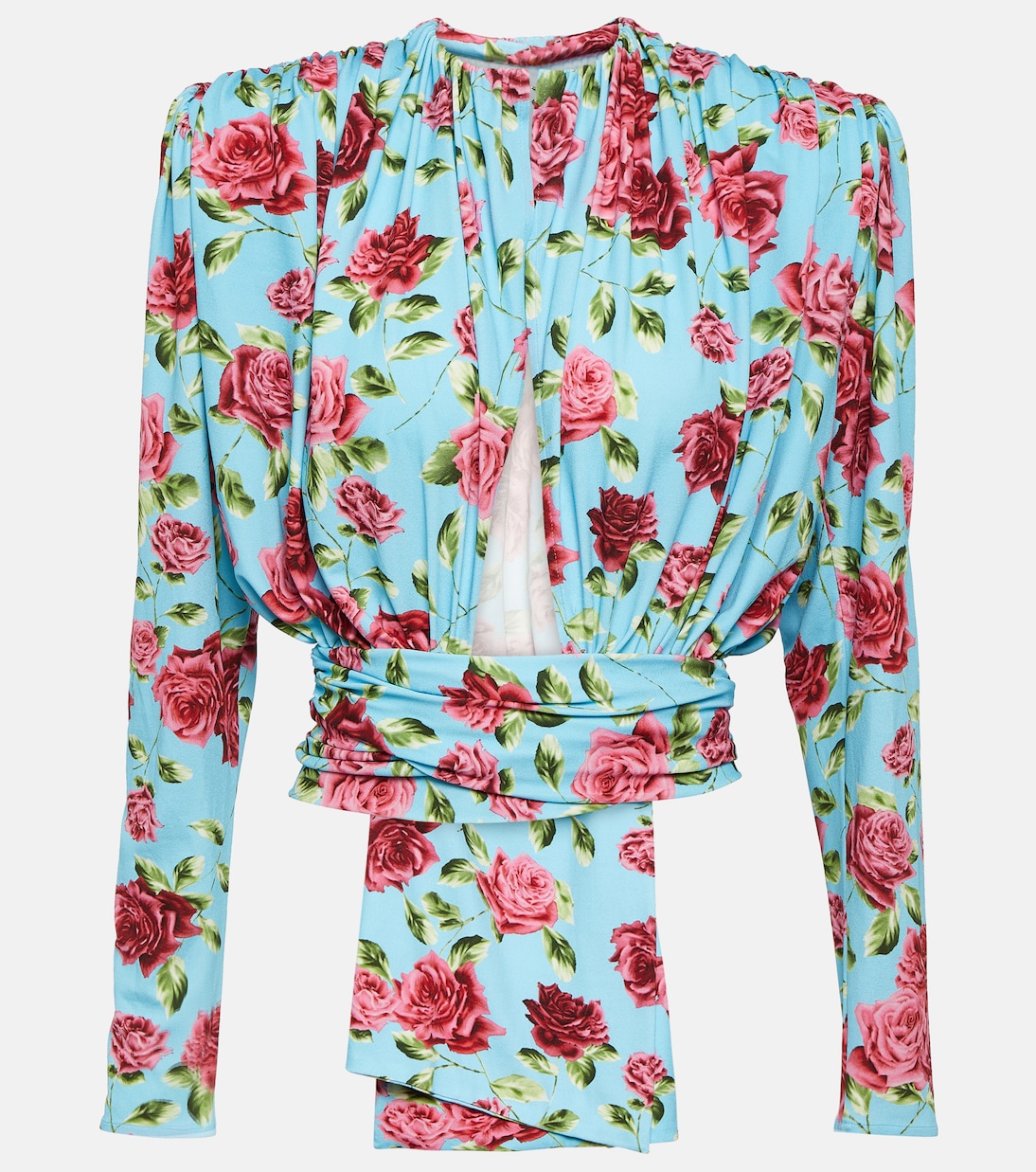 Blouse en soie mélangée à fleurs | Magda Butrym