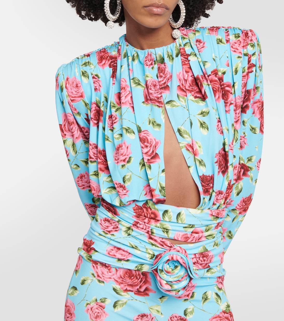 Blouse en soie mélangée à fleurs | Magda Butrym