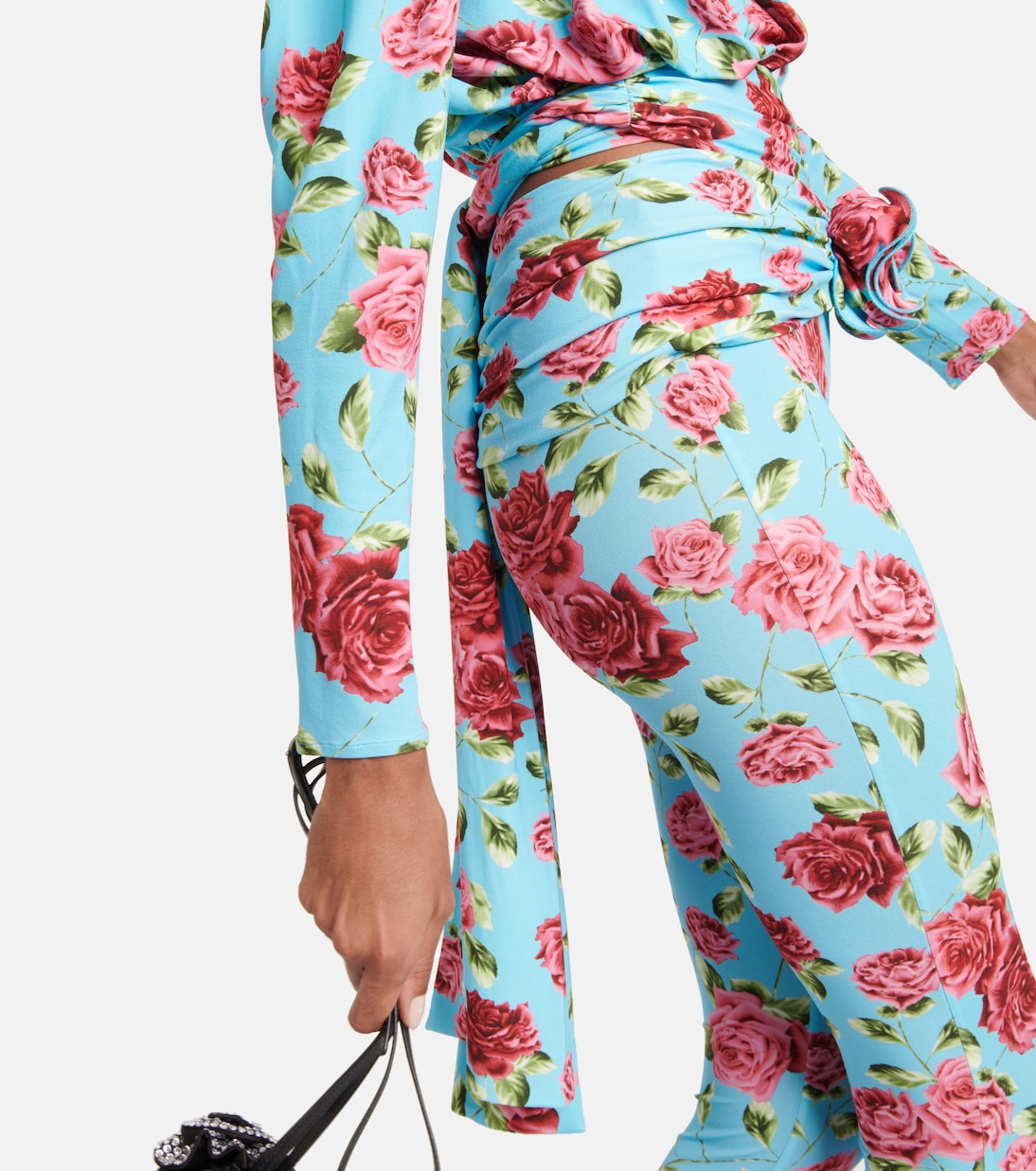 Blouse en soie mélangée à fleurs | Magda Butrym