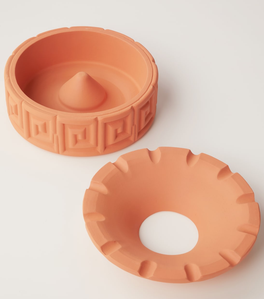 Magna Graecia Greche terracotta ashtray by Antonio Aricò | Seletti