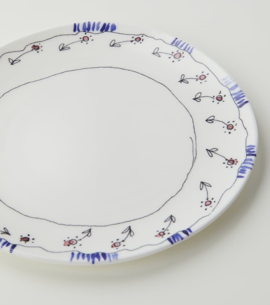 x Marni Anemone Milk set of 2 dessert plates | Serax