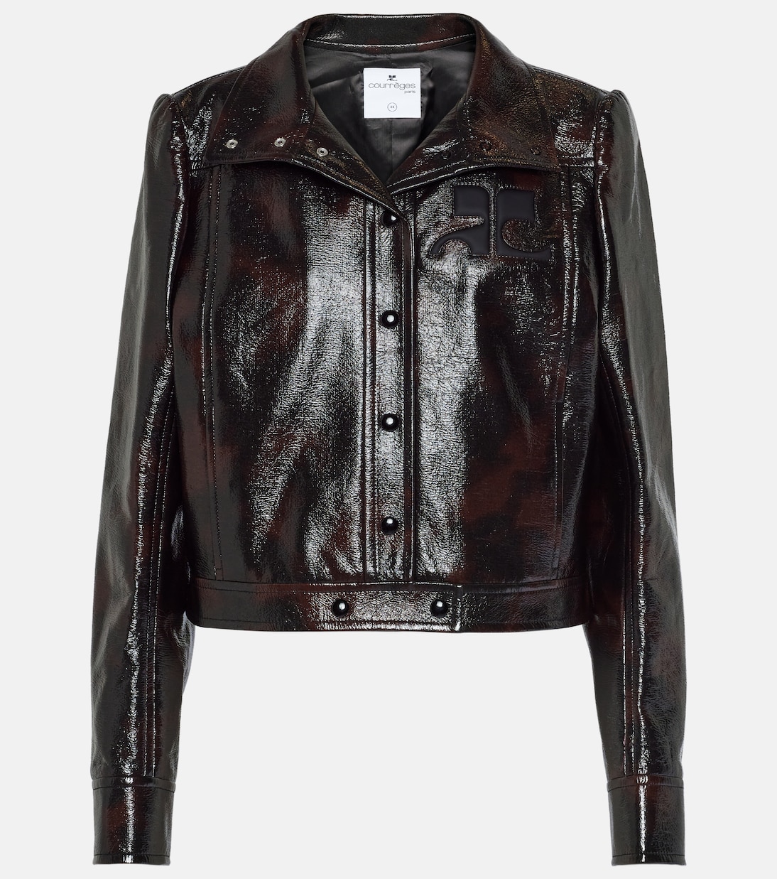 Chaqueta biker en mezcla de alogodón | Courrèges