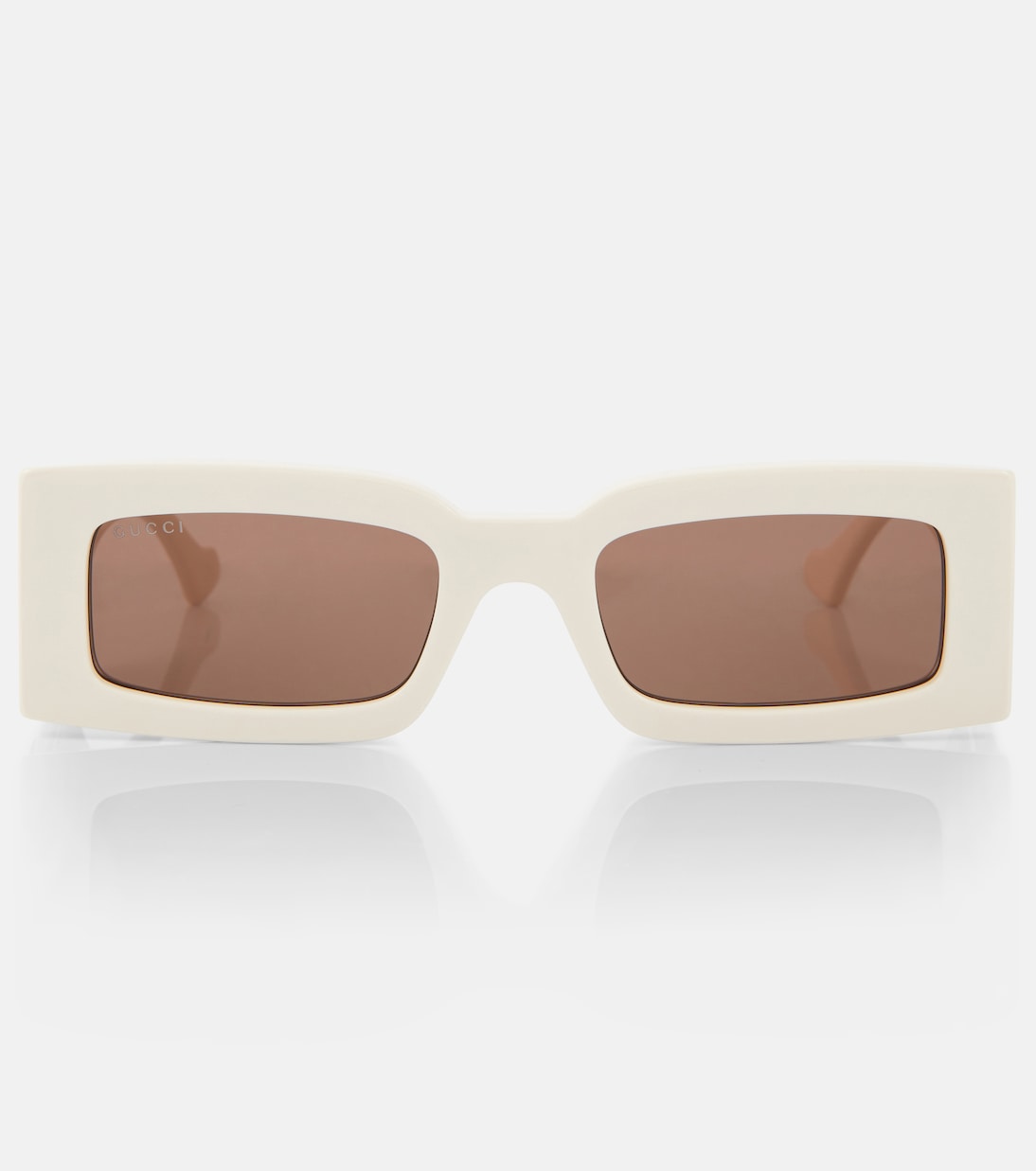Occhiali da sole rettangolari GUCCI con logo Double G, stile giovane e trendy