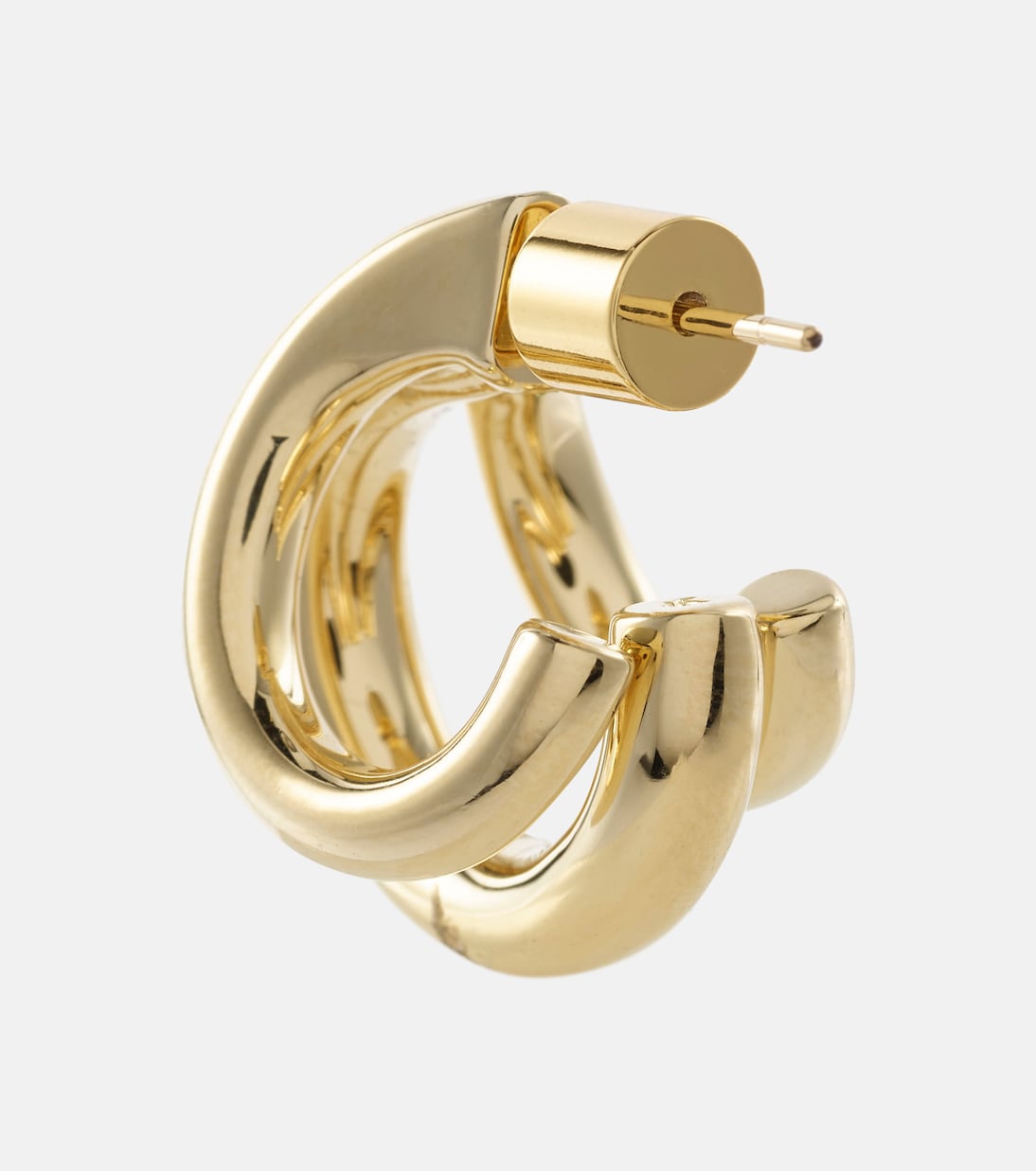 Boucles d'oreilles Triple Micro en plaqué or 10 ct | Jennifer Fisher