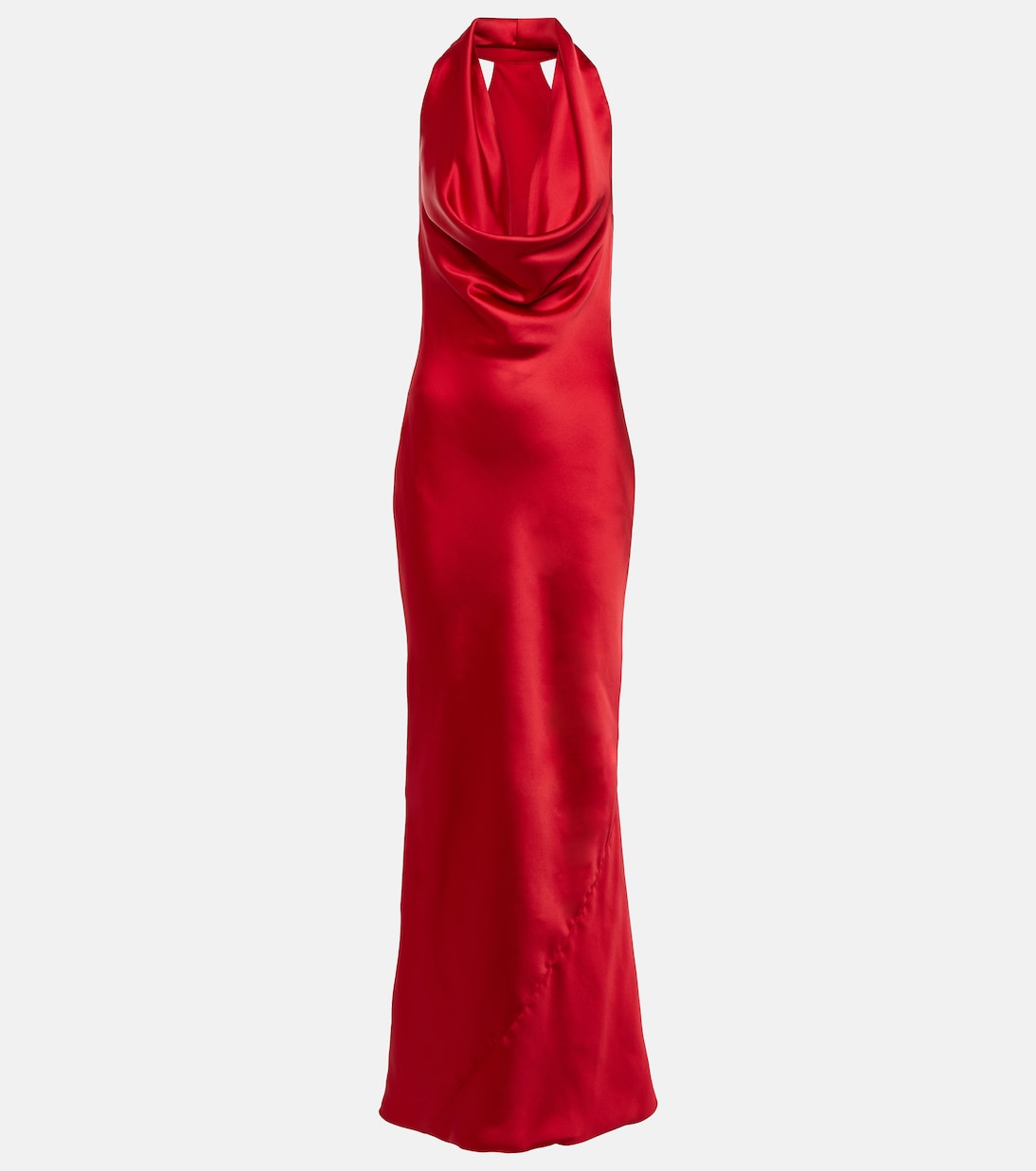 Robe longue en satin | Norma Kamali