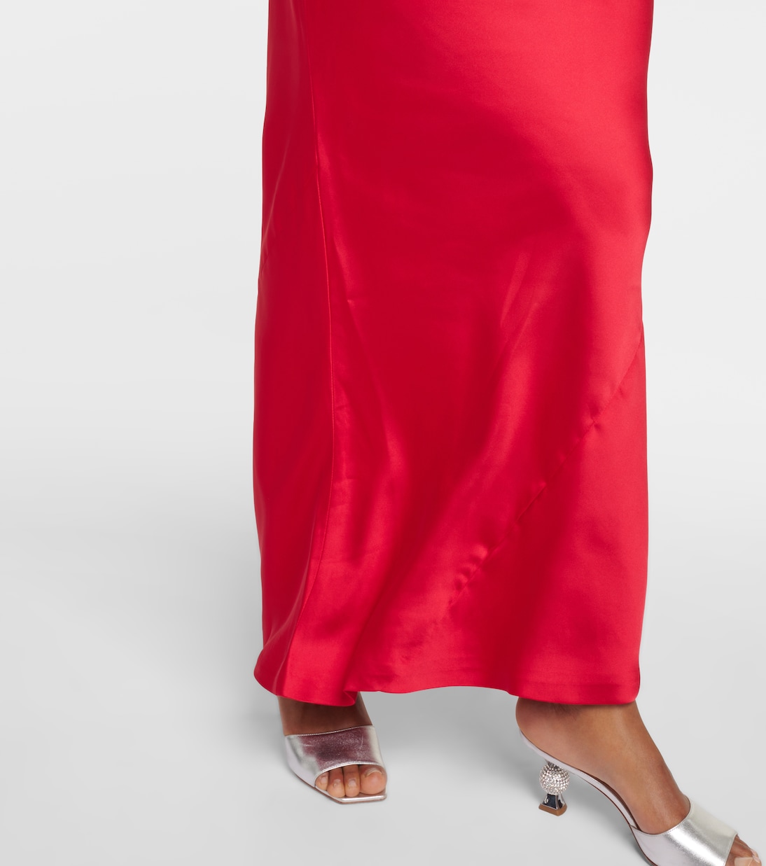 Robe longue en satin | Norma Kamali