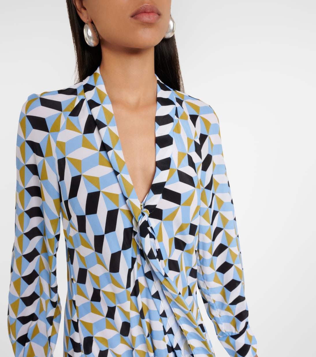 Bedrucktes Midikleid Graphic Volumes | Dorothee Schumacher