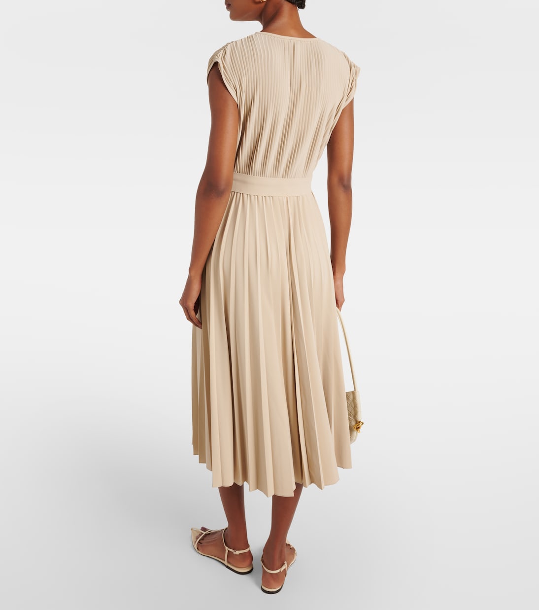 Kiss pleated midi dress | Max Mara