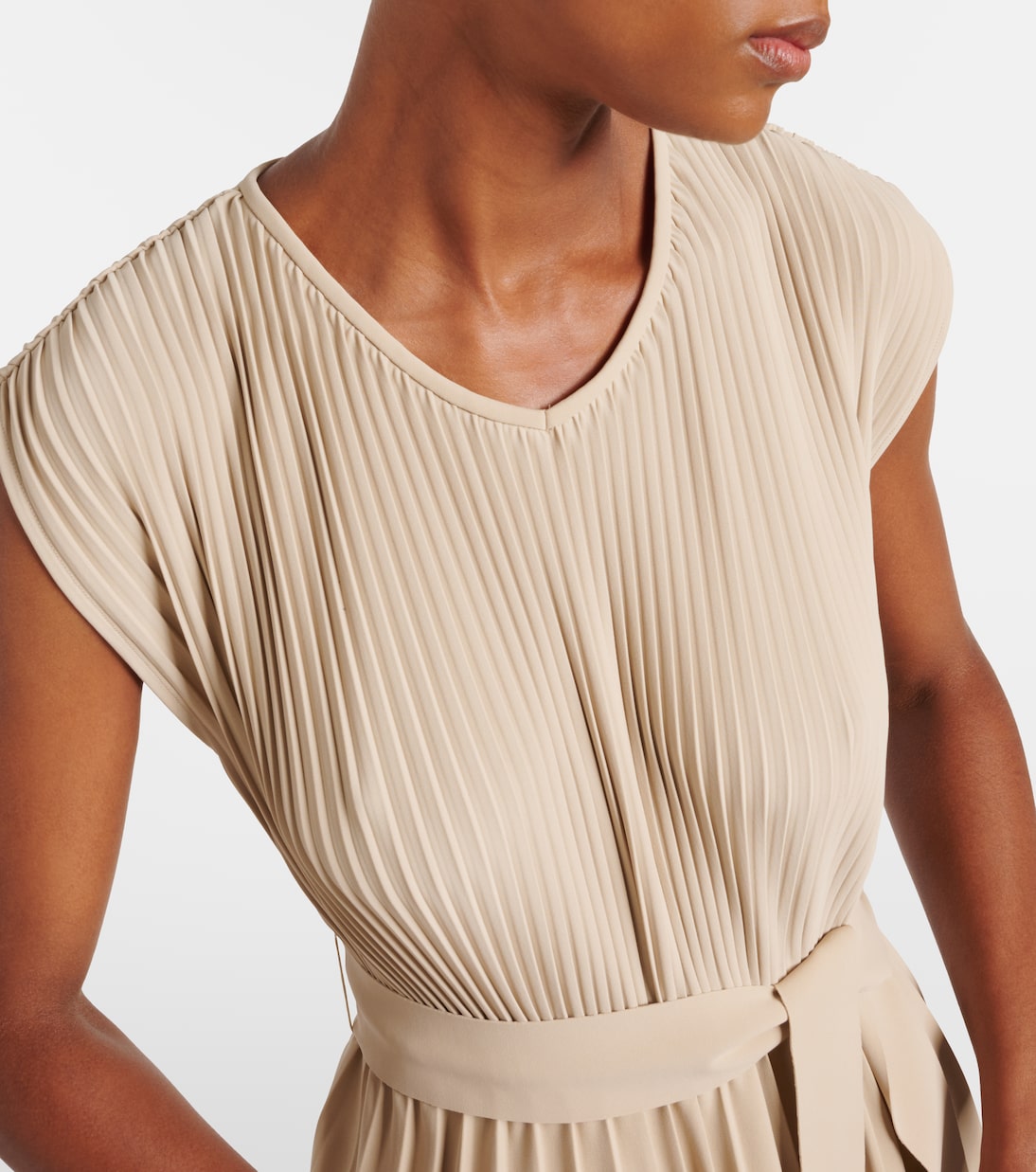 Kiss pleated midi dress | Max Mara