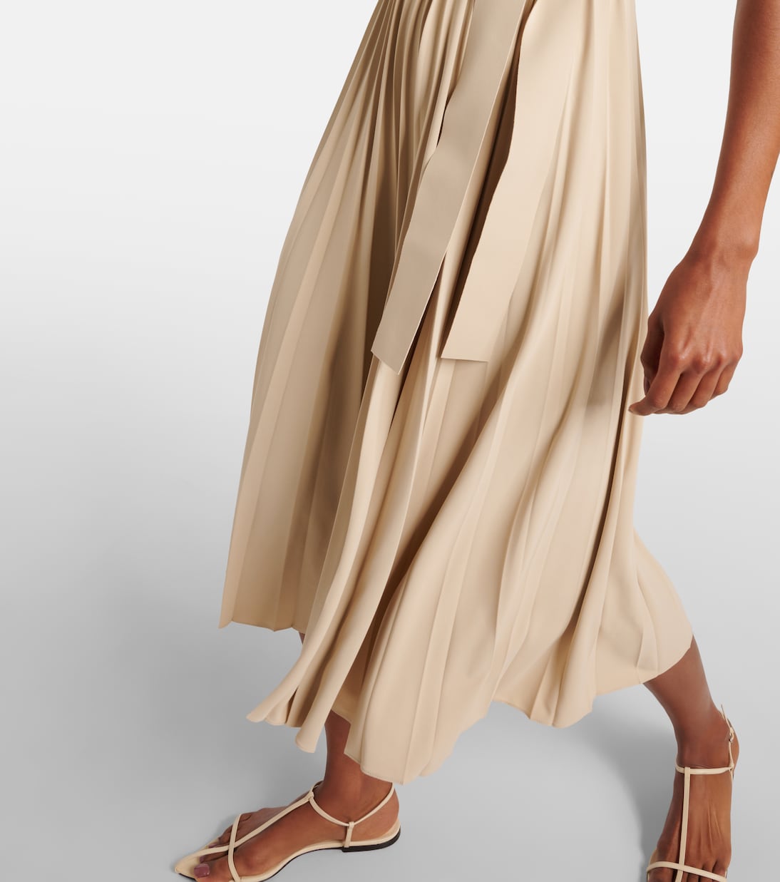 Kiss pleated midi dress | Max Mara