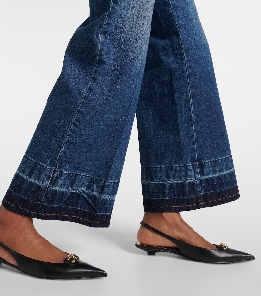 High-Rise Jeans VGold | Valentino