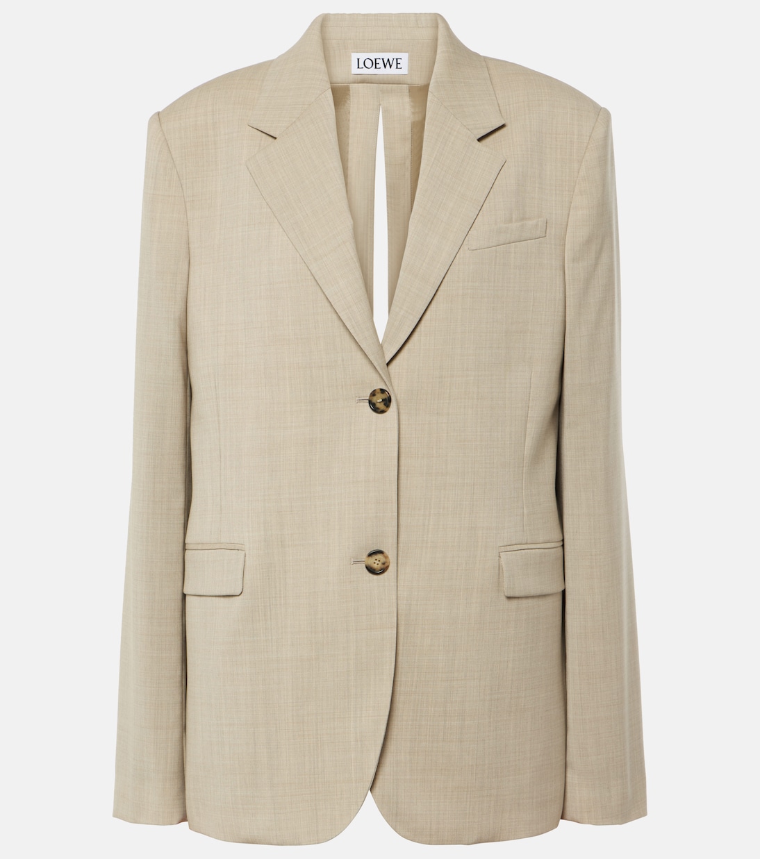 Blazer de lana con abertura | Loewe