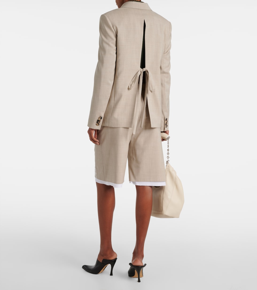 Blazer de lana con abertura | Loewe